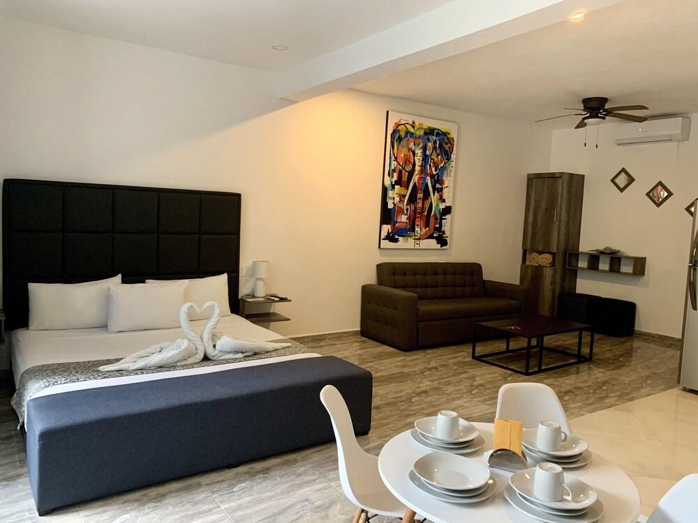 La Mar Hotel Boutique - 5Th Avenue بلايا ديل كارمن المظهر الخارجي الصورة